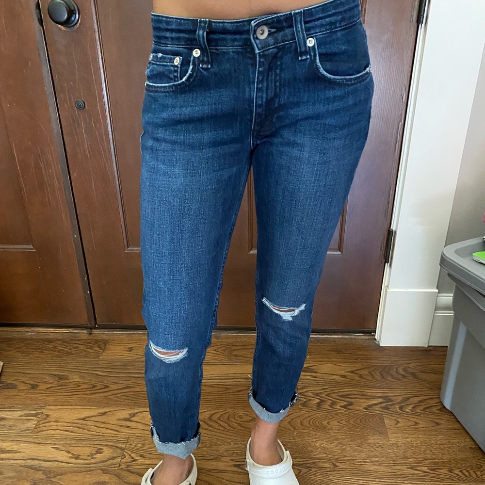 NWT Rag & Bone Lowrise Slim Boyfriend Jeans